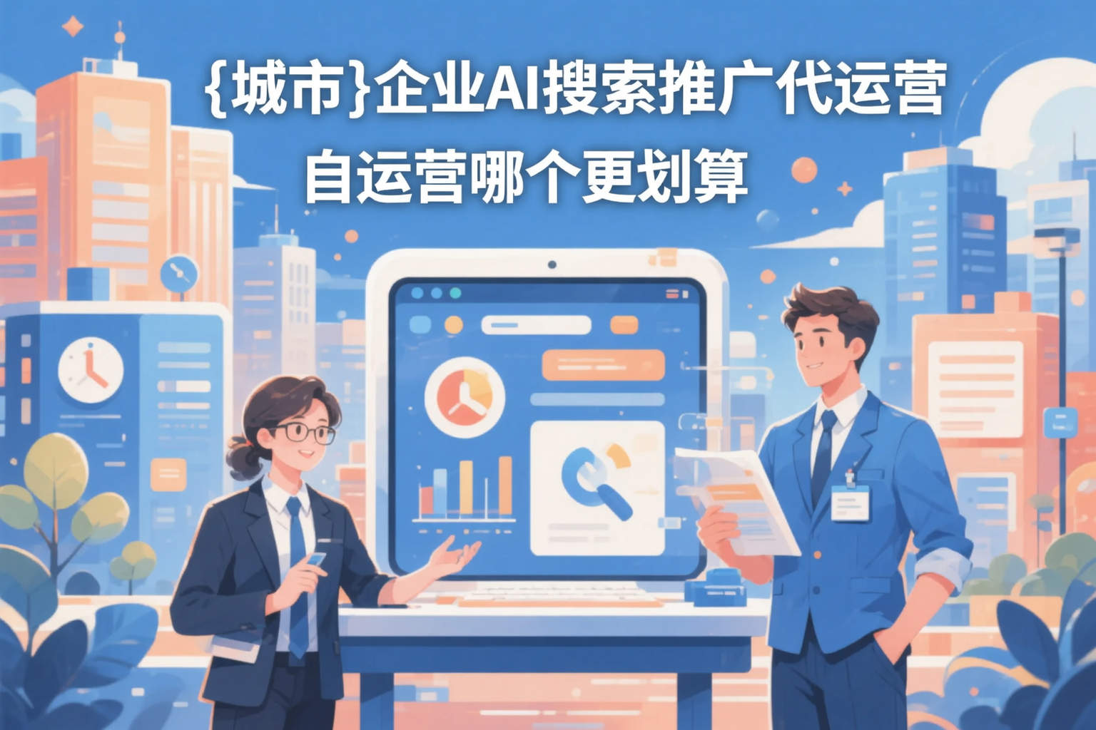平凉企业AI搜索推广代运营和自运营哪个更划算