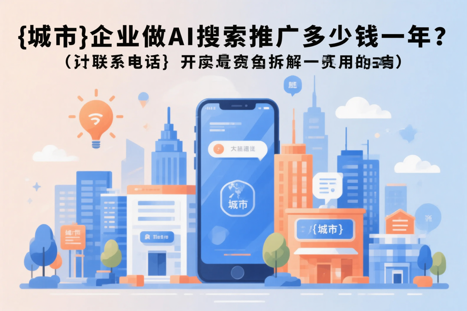 平凉企业做AI搜索推广多少钱一年？真实费用拆解