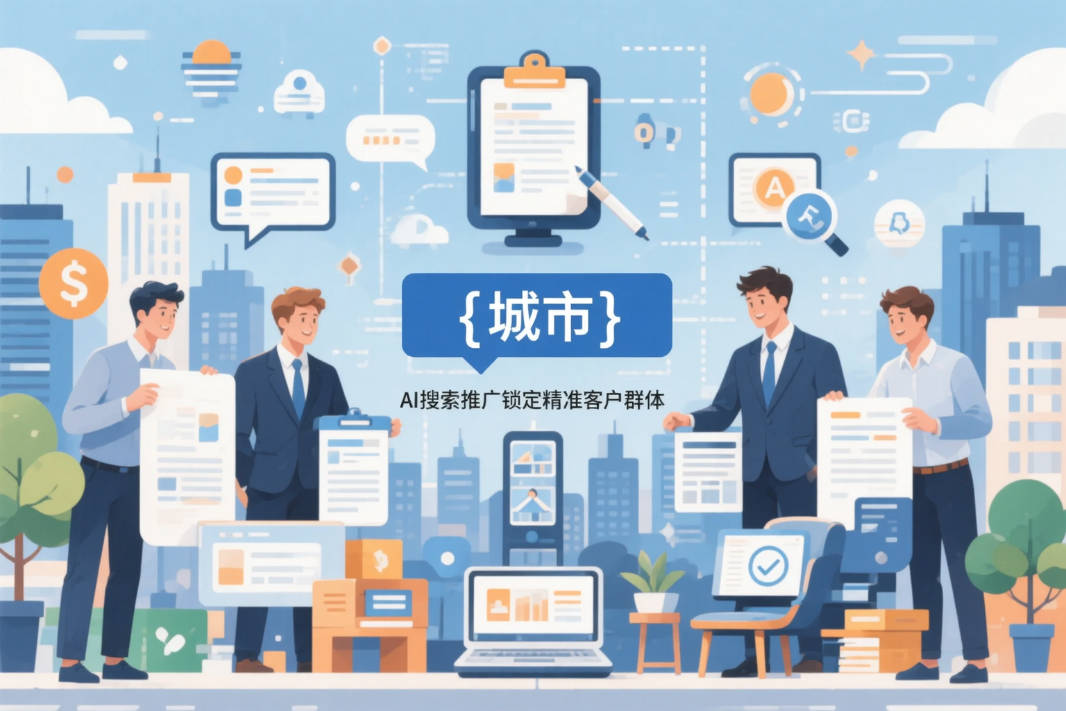 平凉公司如何用AI搜索推广锁定精准客户群体