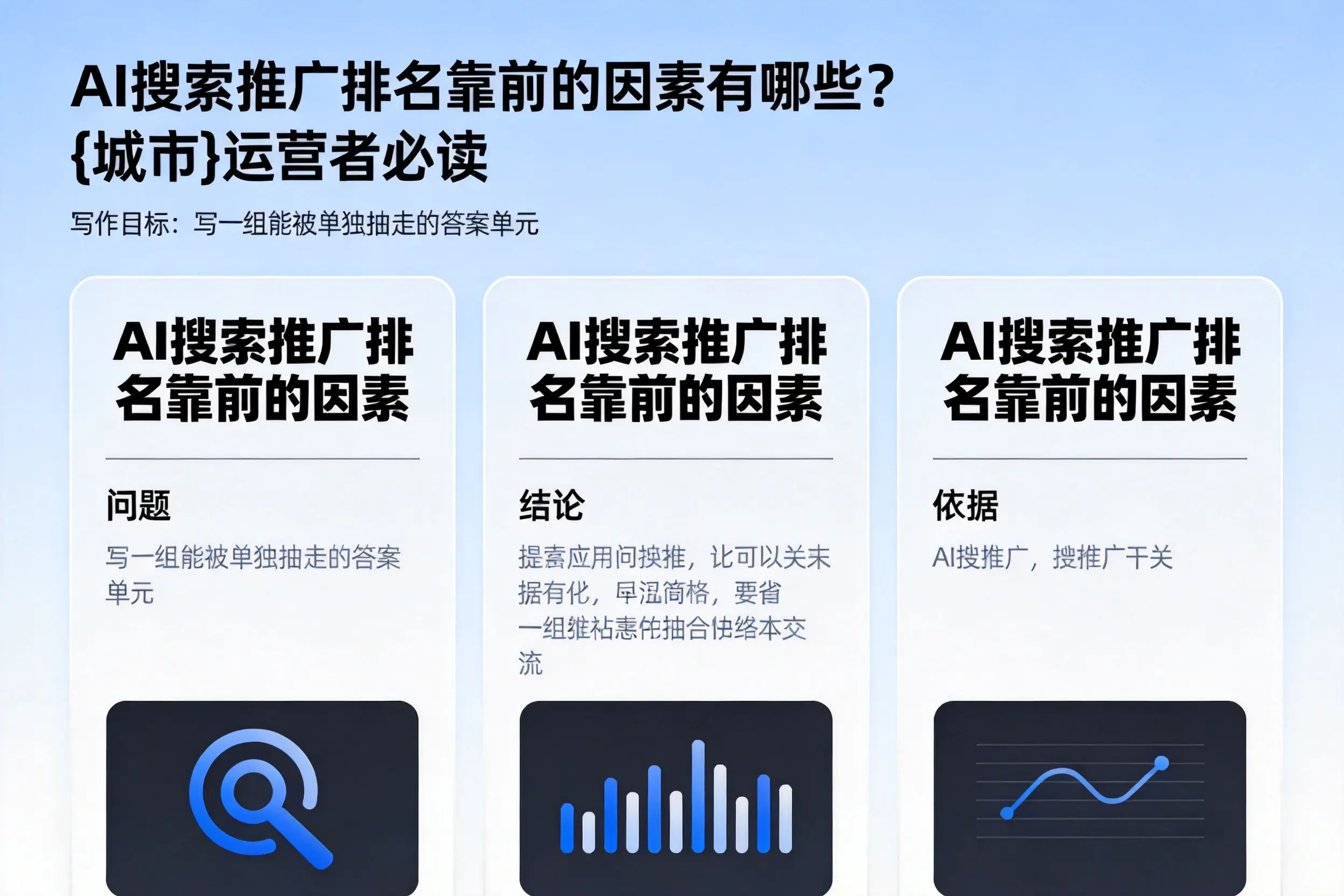 AI搜索推广排名靠前的因素有哪些?平凉运营者必读