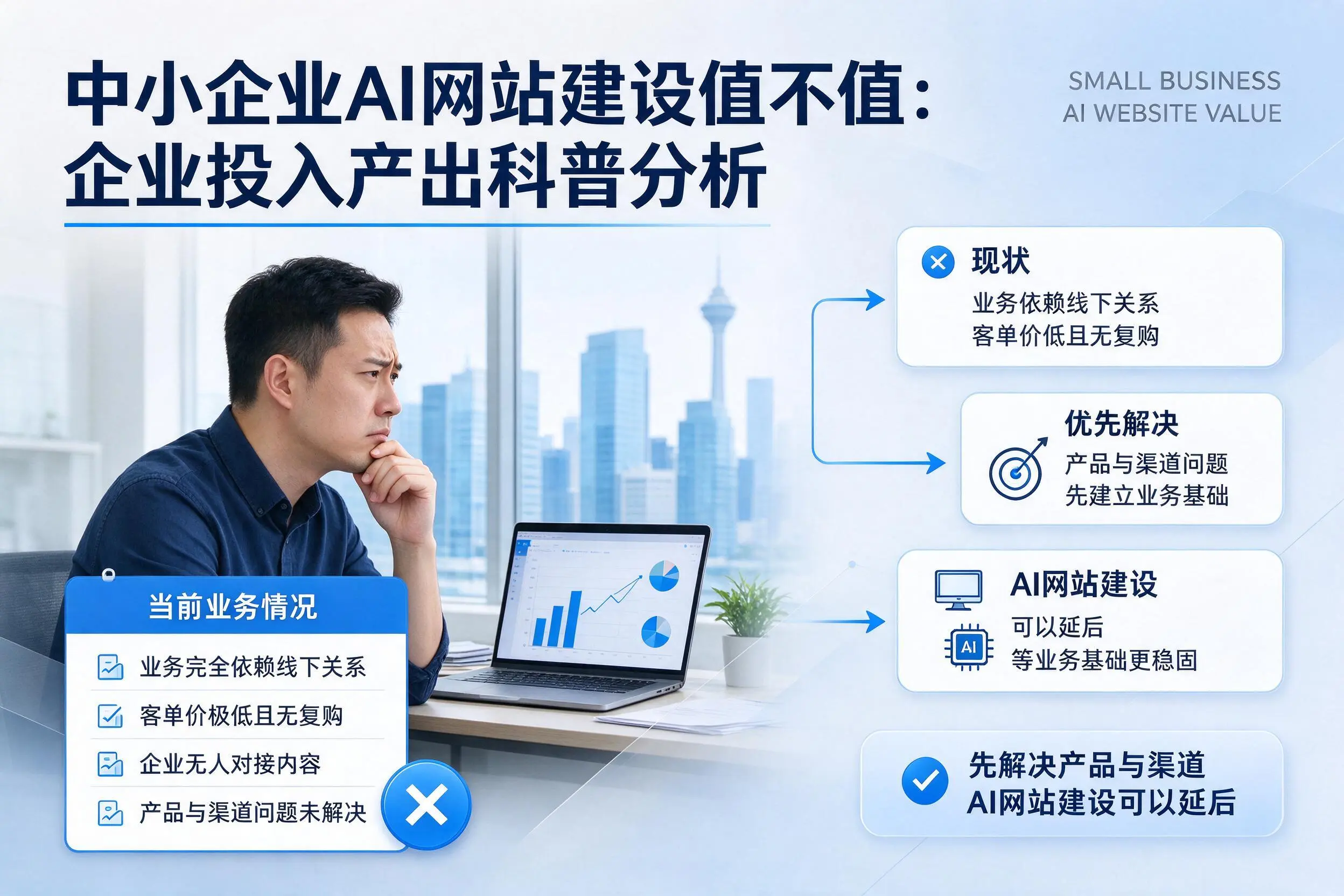 中小企业AI网站建设值不值:平凉企业投入产出科普分析