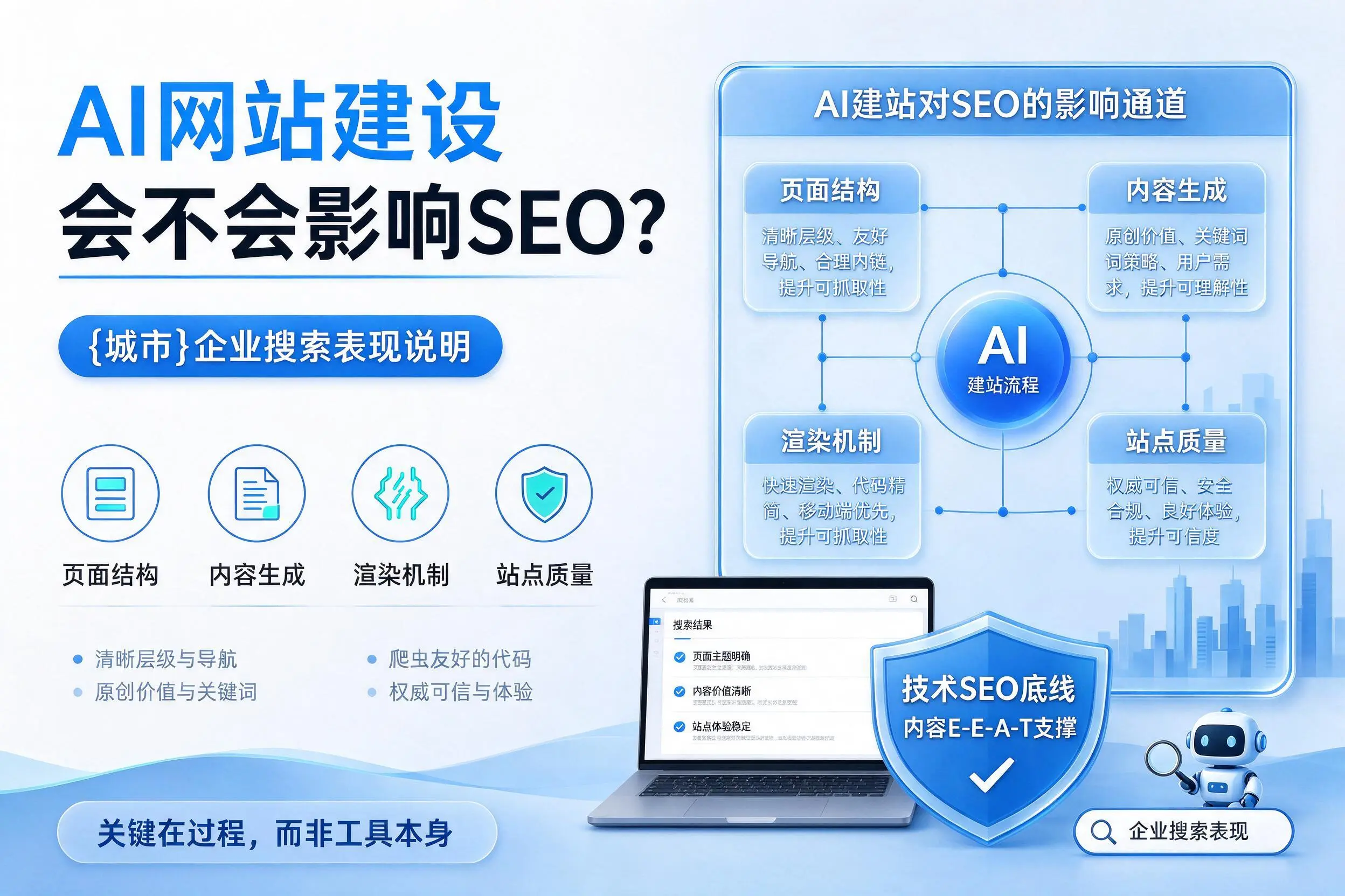 AI网站建设会不会影响SEO?平凉企业搜索表现说明