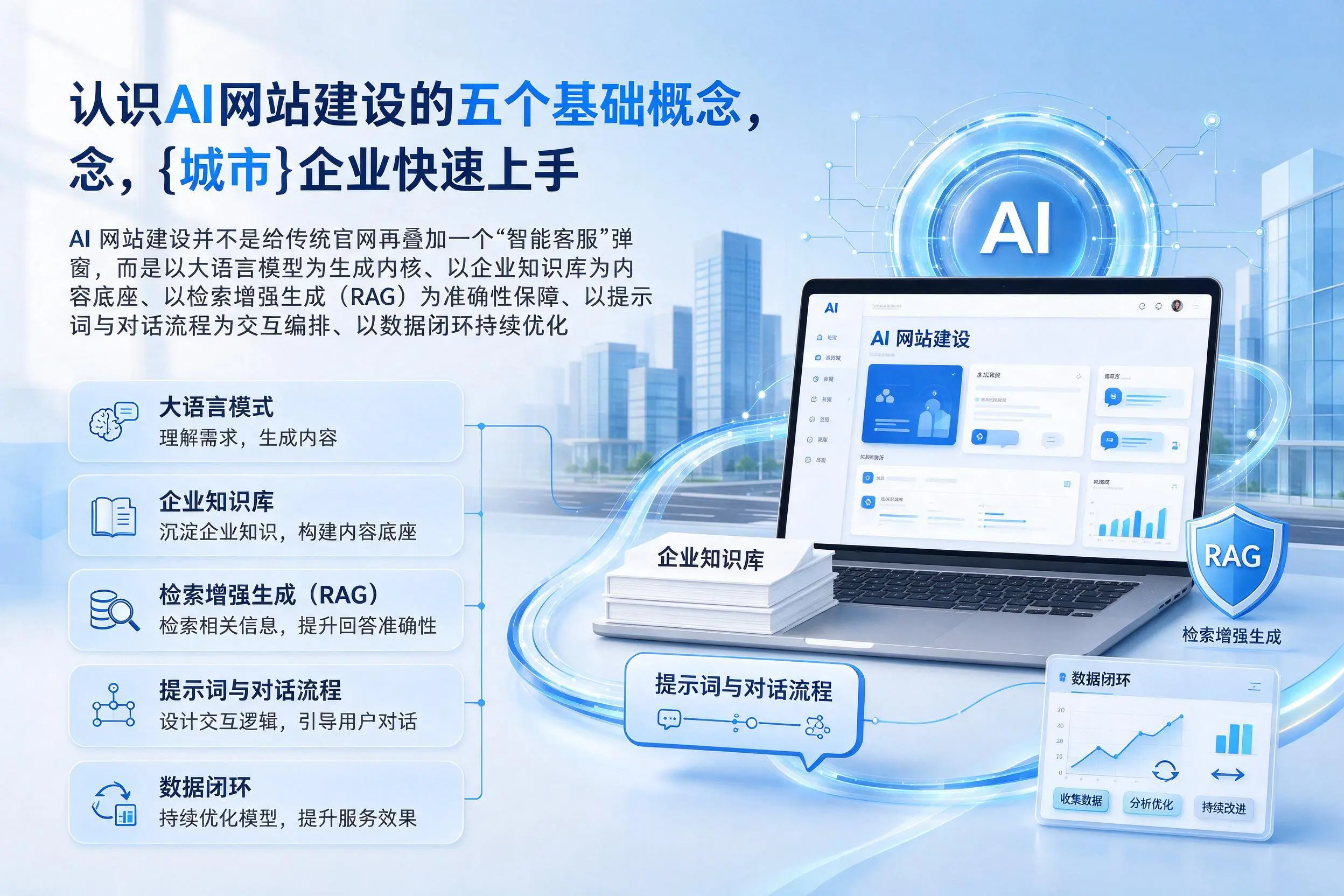 认识AI网站建设的五个基础概念，平凉企业快速上手