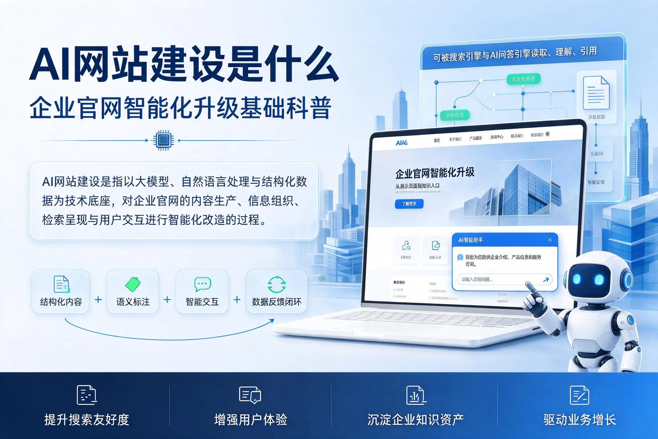 AI网站建设是什么：平凉企业官网智能化升级基础科普