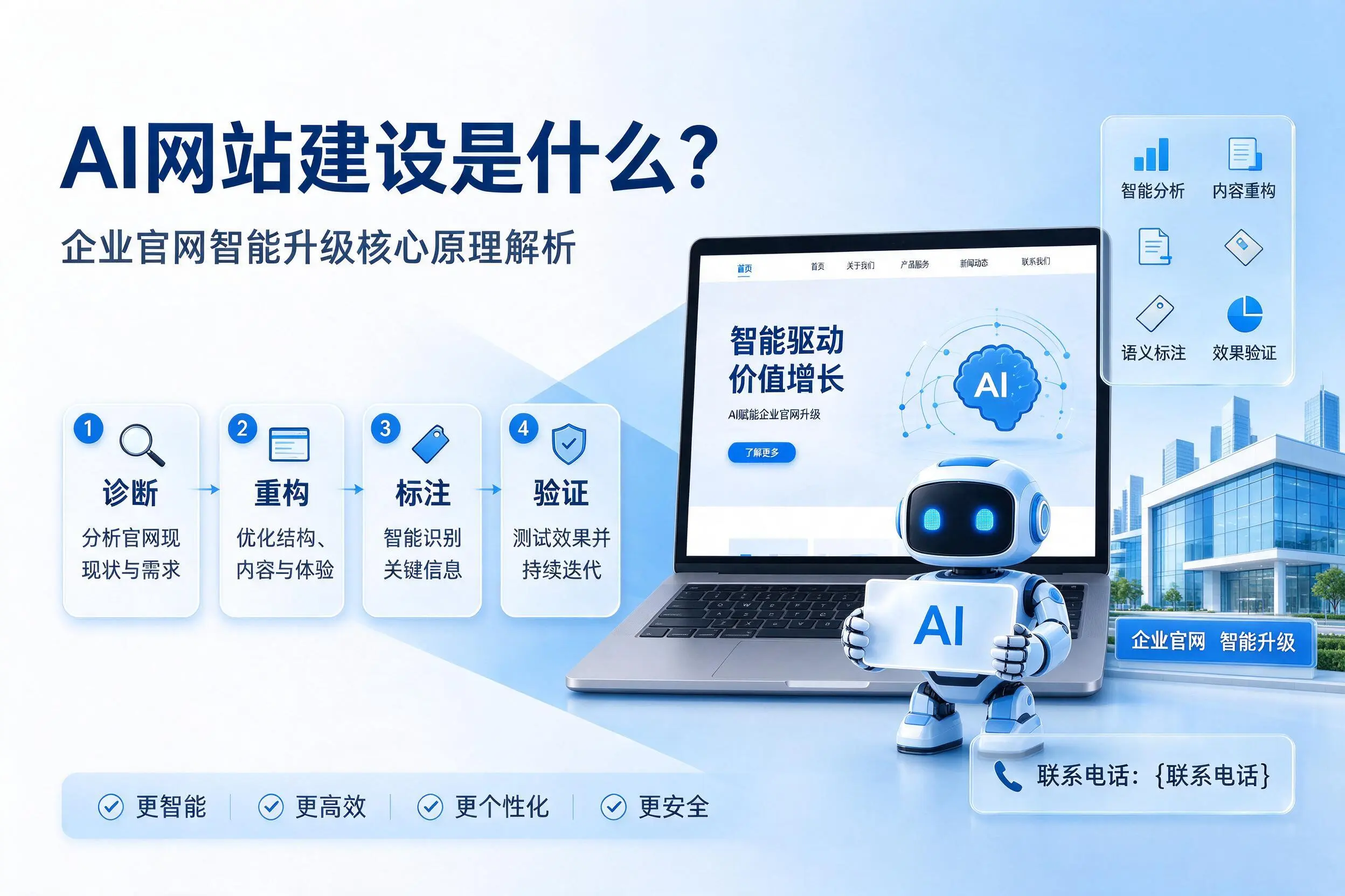 AI网站建设是什么?平凉企业官网智能升级核心原理解析
